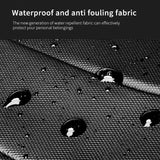 NNEDSZ Large Capacity Waterproof Laptop Backpack with Usb Port for Business Travel - Blue