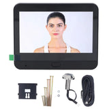 NNEDSZ 1080P Wifi Smart Cat Eye Video Doorbell With 4.3 Colour Screen And Hidden Graffiti Design - White
