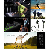 NNEDSZ Wireless Bluetooth In-Ear Headset With Magnetic Switch & Indicator Light - Black