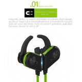 NNEDSZ Wireless Bluetooth In-Ear Headset With Magnetic Switch & Indicator Light - Black