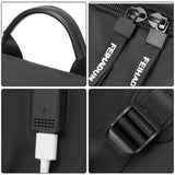 NNEDSZ Multifunctional Oxford Laptop Backpack in Black