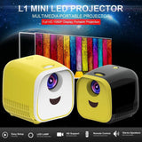NNEDSZ Portable Mini Led Projector With Speaker For Children'S Home Use