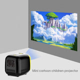 NNEDSZ Portable Mini Led Projector With Speaker For Children'S Home Use