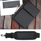 NNEDSZ Waterproof Nylon Laptop Handbag with Trolley Strap - Fits 15-15.6 Laptops - Black