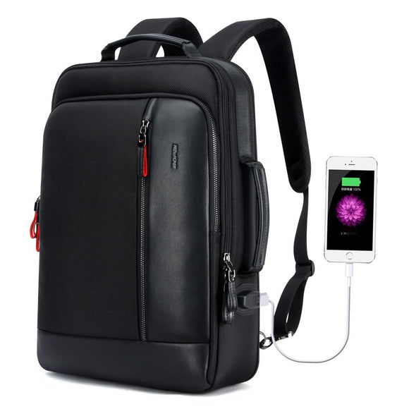 NNEDSZ Large Capacity Business Laptop Backpack with Usb Port - Breathable & Stylish Black 30x15x44cm