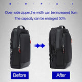 NNEDSZ Large Capacity Business Laptop Backpack with Usb Port - Breathable & Stylish Black 30x15x44cm