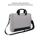 NNEDSZ Waterproof Oxford Cloth Laptop Bag with Concealed Handle & Luggage Tie Rod - Black