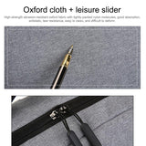 NNEDSZ 15.6 Laptop Backpack with Usb Charging - Waterproof Oxford Cloth Large Capacity - Black