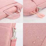 NNEDSZ 15-16 Inch Waterproof Oxford Laptop Handbag - P510 - Grey