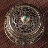 NNEDSZ Large Pale Red Eight Treasure Incense Burner Decoration
