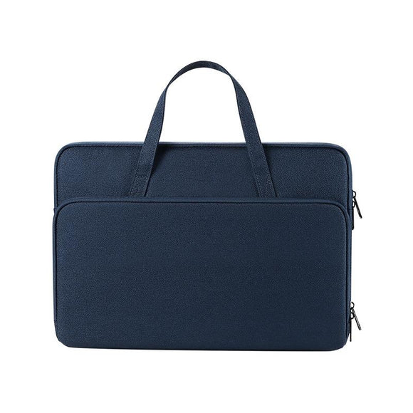 NNEDSZ 14.1-15.4 Inch Waterproof Laptop Bag - Durable and Stylish - Navy Blue