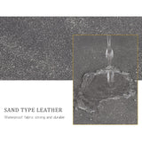 NNEDSZ Detachable Shoulder Strap Business Laptop Bag - 14.1-15.4 Inch Frosted Pu - Light Gray