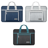 NNEDSZ Portable Oxford Laptop Bag - Durable Fabric - Grey