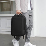 NNEDSZ Multifunctional Oxford Laptop Backpack - Cxs-611 - Black