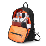 NNEDSZ Black Oxford Laptop Backpack - Multifunctional