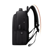 NNEDSZ Waterproof Laptop Backpack with Usb Interface for 15 Laptops - Black