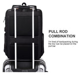 NNEDSZ Waterproof Laptop Backpack with Usb Interface for 15 Laptops - Black
