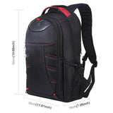 NNEDSZ Portable Dual-shoulder Laptop Backpack - Foldable & Removable Black