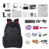 NNEDSZ Portable Dual-shoulder Laptop Backpack - Foldable & Removable Black