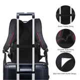 NNEDSZ Portable Dual-shoulder Laptop Backpack - Foldable & Removable Black