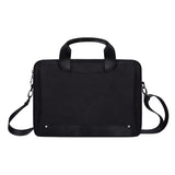 NNEDSZ Waterproof Oxford Cloth Laptop Bag with Concealed Handle & Luggage Tie Rod - Black