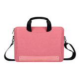 NNEDSZ Waterproof Oxford Cloth Laptop Bag with Concealed Handle & Luggage Tie Rod - Black
