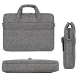NNEDSZ 15-15.6 Inch Multifunctional Laptop Bag - Durable Gray Shoulder / Handheld