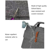 NNEDSZ 15-15.6 Inch Multifunctional Laptop Bag - Durable Gray Shoulder / Handheld