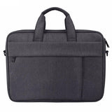 NNEDSZ 15.6 Inch Laptop One-Shoulder Handbag With Waterproof Anti-Theft Design And Suitcase Belt - Black