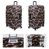 Travel Trolley Suitcase Cover Durable & Dustproof Size L - Camouflage 2