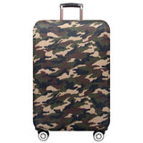 Travel Trolley Suitcase Cover Durable & Dustproof Size L - Camouflage 2