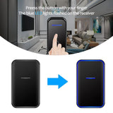 NNEDSZ Wireless Digital Doorbell For Elderly - Home Smart - Black