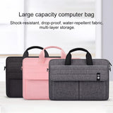 NNEDSZ 15.4 Inch Laptop Handheld Briefcase Storage Bag - no Shoulder Strap - Grey