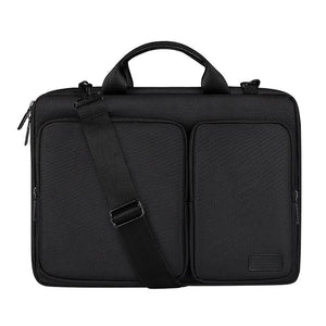 NNEDSZ 15.6 Inch Detachable Shoulder Laptop Bag - Thickened Polyester - Black