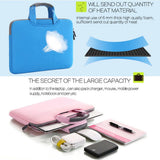 NNEDSZ Portable Air Permeable Handheld Sleeve For Macbook Air / Pro And Laptops - 38X27.5X3.5Cm 15.4 Inch - Black
