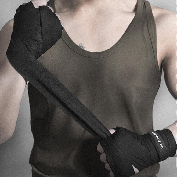 NNEDSZ 2.5M Adult Boxing Bandage For Training - Black