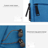 NNEDSZ 15.6 Inch Laptop Tablet Bag with Multiple Pockets and Soft Oxford Cloth Handle - Black