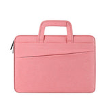 NNEDSZ 15.6 Inch Multi-Compartment Laptop Sleeve With Waterproof Storage - Pink