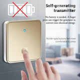 NNEDSZ Wireless Self-Generating Doorbell - 1 For 1 Offer - White