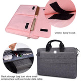NNEDSZ 15.6 Inch Laptop Handheld Briefcase Storage Bag - no Shoulder Strap - Grey