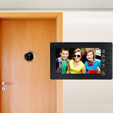 NNEDSZ Smart Doorbell With 4.3 Tft Screen 3.0Mp Camera Night Vision Motion Detection And 32Gb Tf Card Support - Black