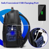 NNEDSZ Large Capacity Anti-Theft Usb Shoulder Bag - Waterproof & Business Ready