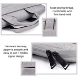 NNEDSZ Portable Laptop Tablet Bag - 15.4 Inch Double Side Pockets Soft Handle Oxford Cloth - Black