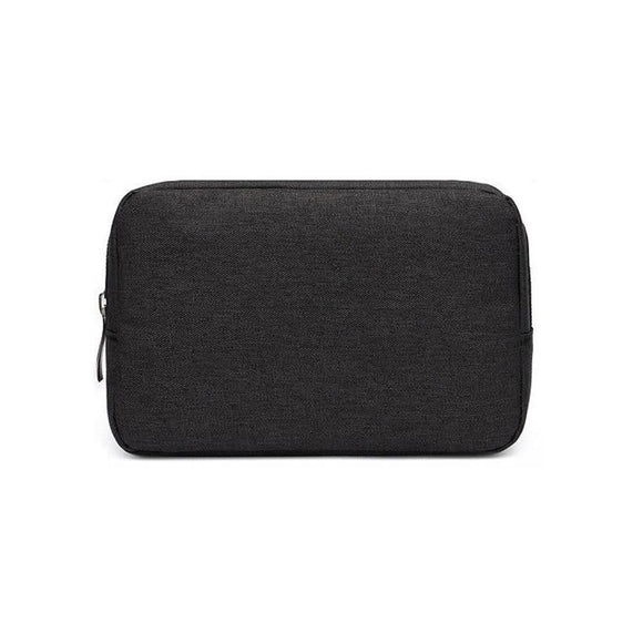NNEDSZ Versatile Headphone Charger & Data Cable Storage Bag - 17 x 11.5 x 5.5cm - Black