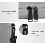 NNEDSZ Hidden Portable One-shoulder Handbag for 14.1 Laptops - Waterproof Oxford Cloth - Black