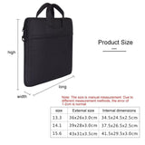 NNEDSZ Hidden Portable One-shoulder Handbag for 14.1 Laptops - Waterproof Oxford Cloth - Black