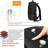 NNEDSZ Multifunctional Oxford Laptop Backpack - Cxs-618 - Black