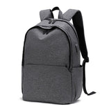 NNEDSZ Multifunctional Fabric Oxford Laptop Backpack - Black