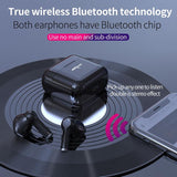 NNEDSZ Wireless Bluetooth 5.0 Earbuds With Charging Case - T3 Tws