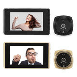 NNEDSZ 4.3 Screen Video Doorbell With 2.0Mp Resolution - Black